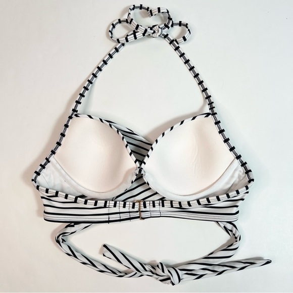 Victoria’s Secret Wrap Halter Bikini Top & Classic Hipster Bottoms Set 34B/Small - Picture 4 of 14